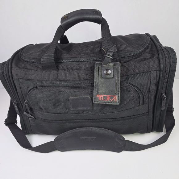Tumi Other - TUMI Alpha Weekend Bag Carry-On Duffle Black Ballistic Nylon 18"x 7"x 11" 221D3